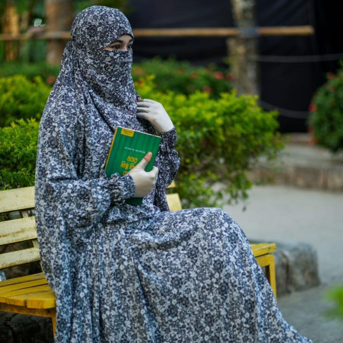 Corporate Solid Dress Shirt Long Khimar Floor Touch Jilbab