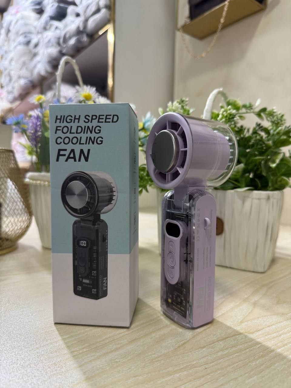 FC8 High-Speed Turbo Folding Cooling Fan ?️✨ (With Lighting System)
