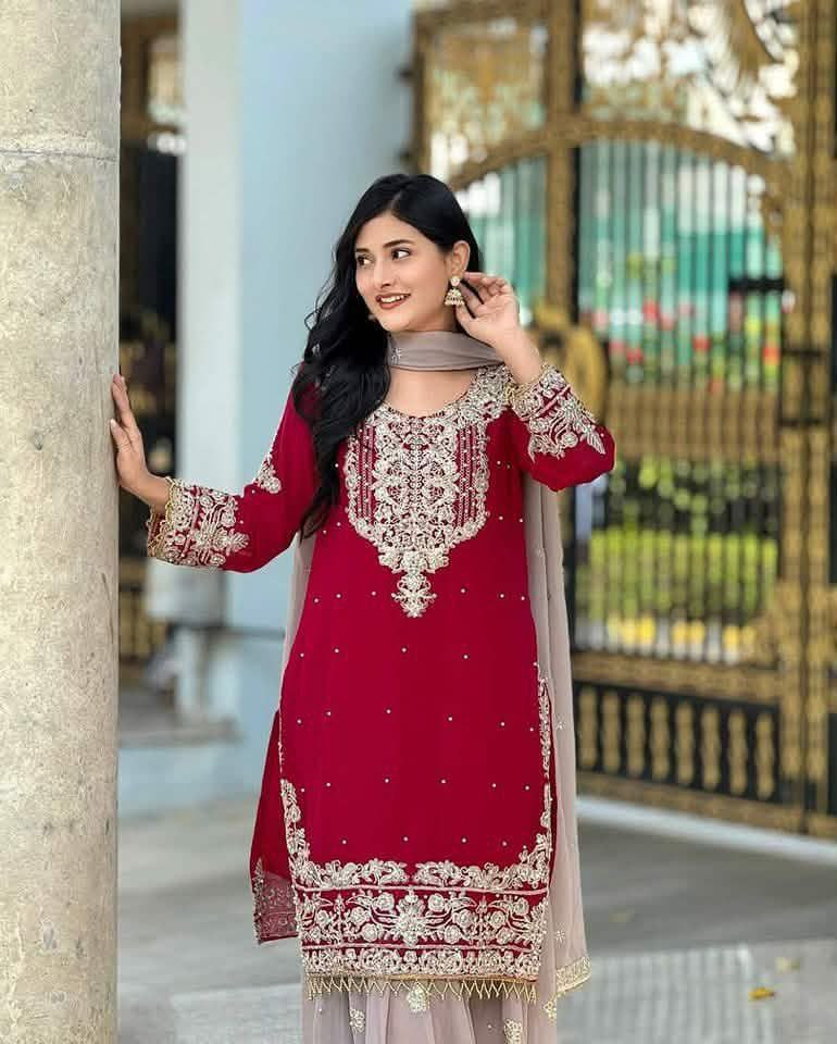 Viral Indian Luxury Georgette Sharara/Gharara Collection.