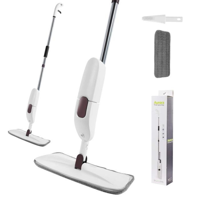 Water Spray Mop with Microfiber Pad