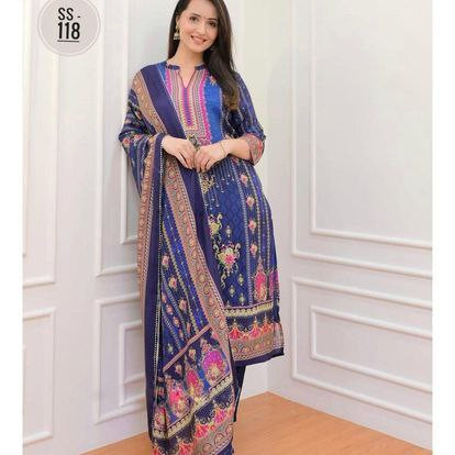 Premium Readymade Cotton Naira Cut Three-Piece Collectionপ্রিমিয়াম রেডিমেড সুতি নায়রা কাট থ্রি-পিস কালেকশন